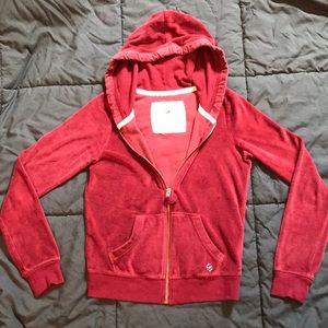 Hollister red sweatshirt
